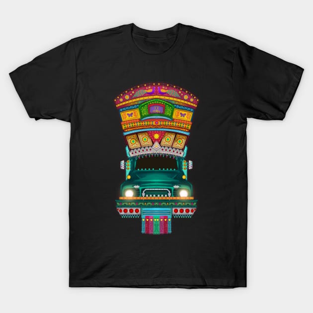 Dream Drive Pakistani Truck Art T-Shirt by omergul